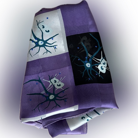 🔬Cellular Biology / Biologist 100% Silk Oblong Scarf | Cells | Cell Structure - Picture 10 of 17